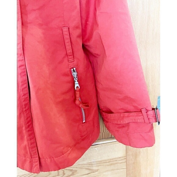 Millard Fillmore Women Sz M Orange Utility Jacket Anthropologie Spring Fall - Picture 4 of 9
